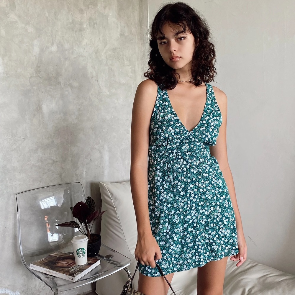 Motel Rocks Enslee Floral Slip Dress